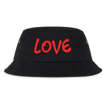 VALENTINSTAG. Junggesellinnenabschied. ICH LIEBE DICH. ICH LIEBE DICH. LIEBE - Kinder Bucket Hat - Schwarz - Vorne