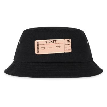 the ticket Clothing for the whole family - Kids’ Bucket Hat - black - Front