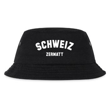 ZERMATT Schweiz Switzerland - Kids’ Bucket Hat - black - Front
