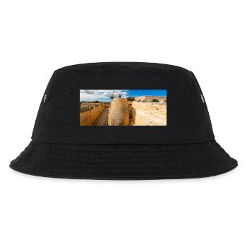 Valletta (il-Belt Valletta) massive Festung - Kinder Bucket Hat - Schwarz - Vorne