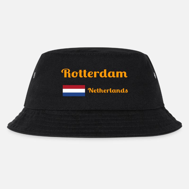 Rotterdam Pays-Bas - Imprimés élégants - Bob Enfant - noir