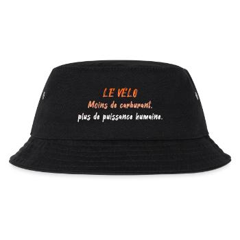 Less fuel, more human power - Kids’ Bucket Hat - black - Front
