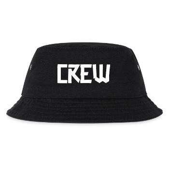 Crew Gaffer BIG White - Kids’ Bucket Hat - black - Front