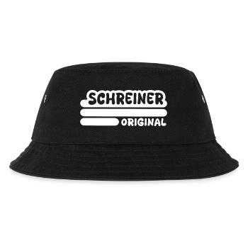 Beruf Schreiner - Kinder Bucket Hat - Schwarz - Vorne