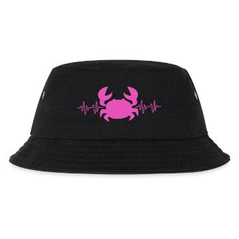 Krabbe - Kinder Bucket Hat - Schwarz - Vorne