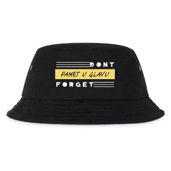 VERGESSEN SIE NICHT PAMET U GLAVU - Kinder Bucket Hat - Schwarz - Vorne