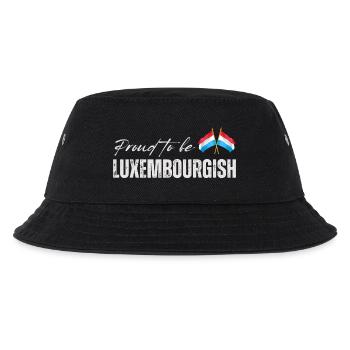 Luxemburger stolz, ich liebe Luxemburg - Kinder Bucket Hat - Schwarz - Vorne