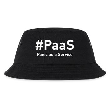 PaaS – Panique en tant que service | Drôle de dicton informatique - Bob Enfant - noir - Devant