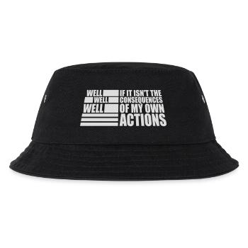Bien Bien Si Conséquences Mes propres actions Sarcasme - Bob Enfant - noir - Devant