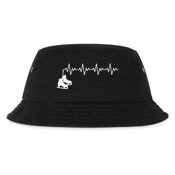 Schlittschuhe Eiskunstläufer Schlittschuh EKG - Kinder Bucket Hat - Schwarz - Vorne