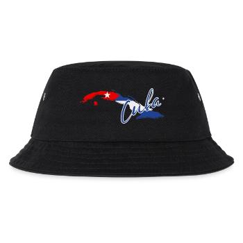 Carte avec le drapeau de Cuba, j’adore Cuba - Bob Enfant - noir - Devant