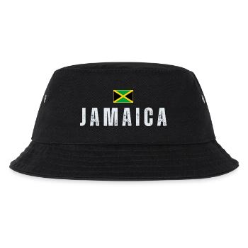 Jamaikanische Flagge, jamaikanischer Patriot - Kinder Bucket Hat - Schwarz - Vorne
