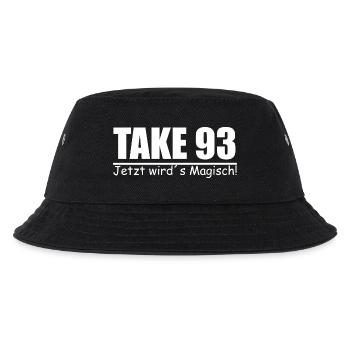 Take 93 Jetzt wird´s Magisch! - Kinder Bucket Hat - Schwarz - Vorne