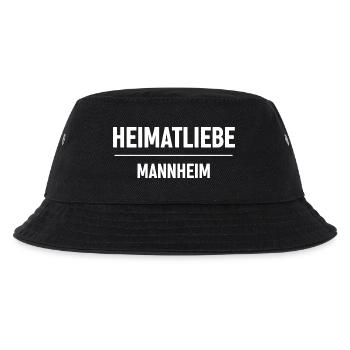 Heimatliebe Mannheim - Kinder Bucket Hat - Schwarz - Vorne