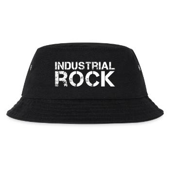 Industrierock-Typografie - Kinder Bucket Hat - Schwarz - Vorne