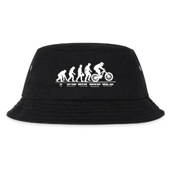 Mountain Bike Evolution Downhill MTB Gift - Kids’ Bucket Hat - black - Front