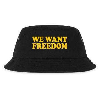 We want freedom - Bob Enfant - noir - Devant