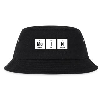 Moin - Kinder Bucket Hat - Schwarz - Vorne