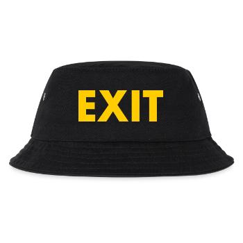Exit - Kids’ Bucket Hat - black - Front
