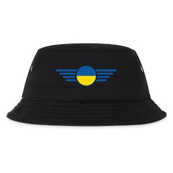 Ich liebe Ukraine, Eleganz Stil Design T-Shirt - Kinder Bucket Hat - Schwarz - Vorne