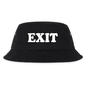 Exit - Kids’ Bucket Hat - black - Front