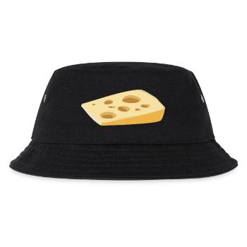 cheese kaese milch milk cow kuh2 - Kinder Bucket Hat - Schwarz - Vorne