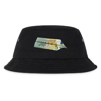 5-Euro-Schein - Kinder Bucket Hat - Schwarz - Vorne