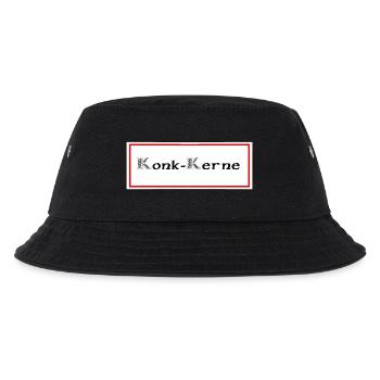 konkkerne concarneau - Kinder Bucket Hat - Schwarz - Vorne