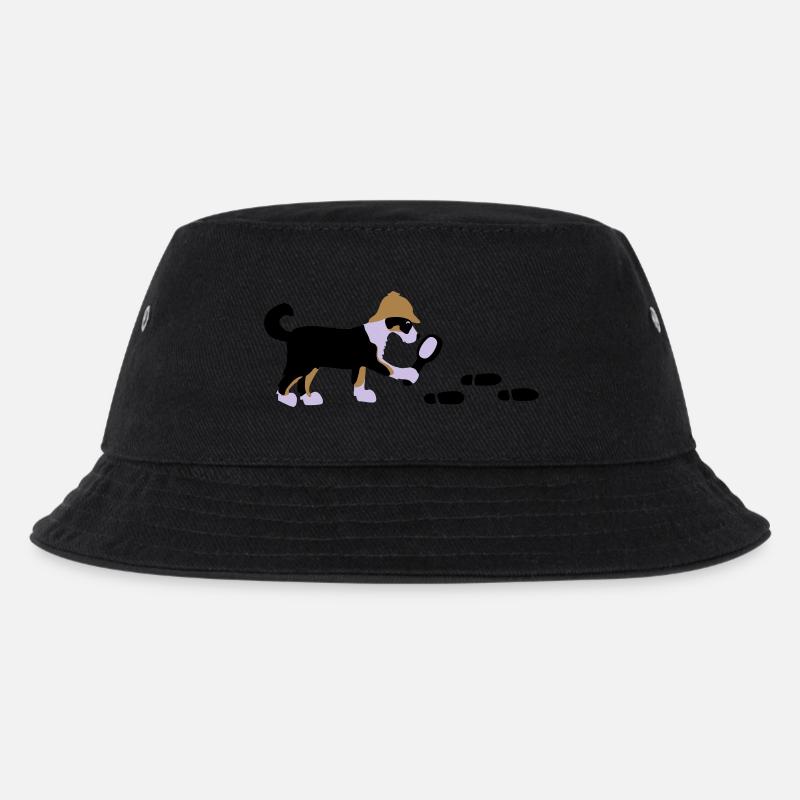 Mantrailer Gingi Vektor - Kinder Bucket Hat - Schwarz