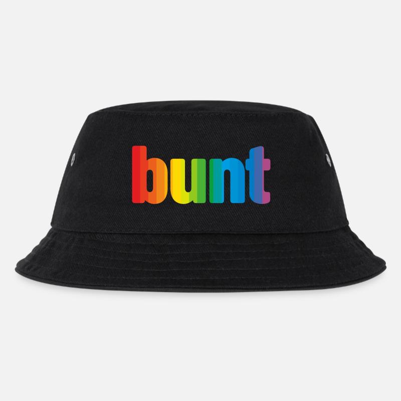 bunt - Kinder Bucket Hat - Schwarz