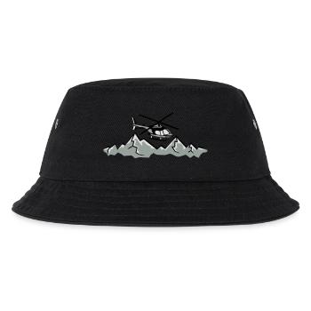 Mountain rescue plane emergency mountain rescue se - Kids’ Bucket Hat - black - Front