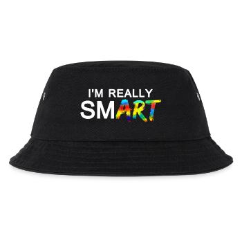 Really SmART 02 - Kids’ Bucket Hat - black - Front