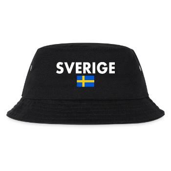 Sverige - Kinder Bucket Hat - Schwarz - Vorne