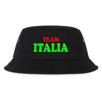 Team italia - Kinder Bucket Hat - Schwarz - Vorne