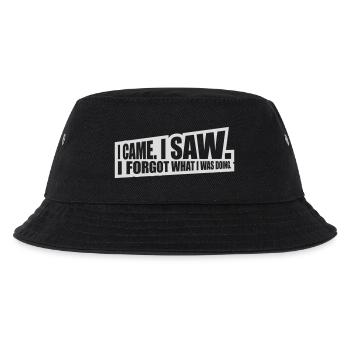 I came saw forget - Kinder Bucket Hat - Schwarz - Vorne
