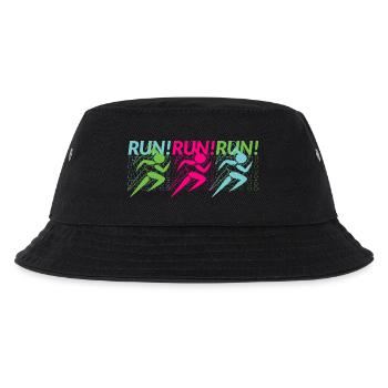 Jogging, Running, Athletes - Kids’ Bucket Hat - black - Front