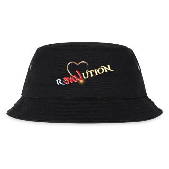 Heart Revolution Solar Flare Graphic - Kids’ Bucket Hat - black - Front