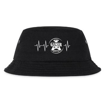 icône gamer lifestyle logo heartbeat pulse icône - Bob Enfant - noir - Devant