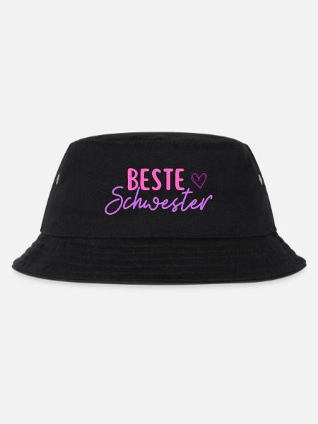 Best Sister - Family Love - Kids’ Bucket Hat - black