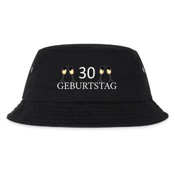 30.Geburtstag 30 Jahre - Kinder Bucket Hat - Schwarz - Vorne