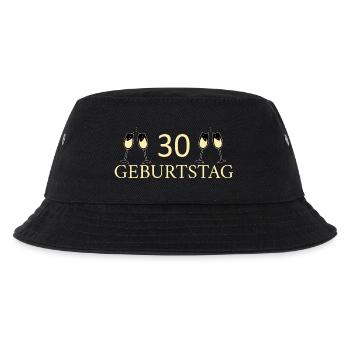 30.Geburtstag 30 Jahre - Kinder Bucket Hat - Schwarz - Vorne