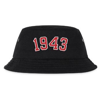 Year of birth sport 1943 - Kids’ Bucket Hat - black - Front