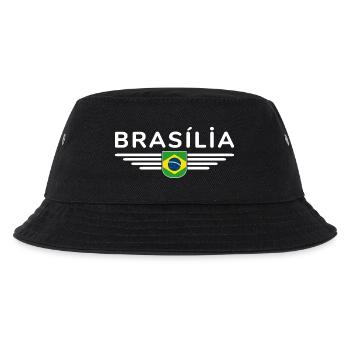 Brasília T-Shirt für Fans und Reisende - Kinder Bucket Hat - Schwarz - Vorne