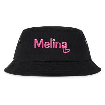Melina Name Balloon Police - Bob Enfant - noir - Devant