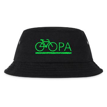 bester Opa Fahrrad Mountainbike Radeln Kritzeln - Kinder Bucket Hat - Schwarz - Vorne