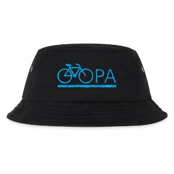 bester Opa Fahrrad Mountainbike Radeln Kritzeln - Kinder Bucket Hat - Schwarz - Vorne