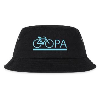 bester Opa Fahrrad Mountainbike Radeln Kritzeln - Kinder Bucket Hat - Schwarz - Vorne