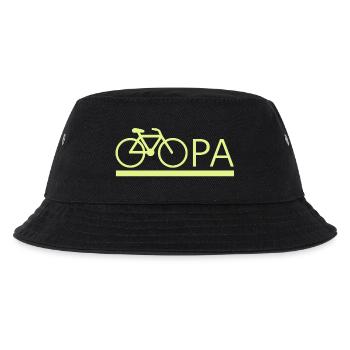bester Opa Fahrrad Mountainbike Radeln Kritzeln - Kinder Bucket Hat - Schwarz - Vorne