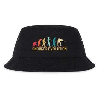 Snooker Evolution Silhouette Design - Kids’ Bucket Hat - black - Front