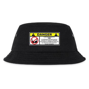 Danger Turbo - Kids’ Bucket Hat - black - Front